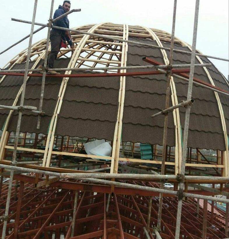 طراحی سقف شیبدار توسط مهندسین رایکابام